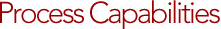 process capabilities